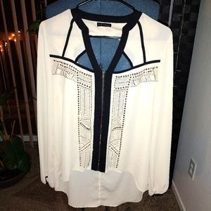 Venus Gold-Studded Blouse